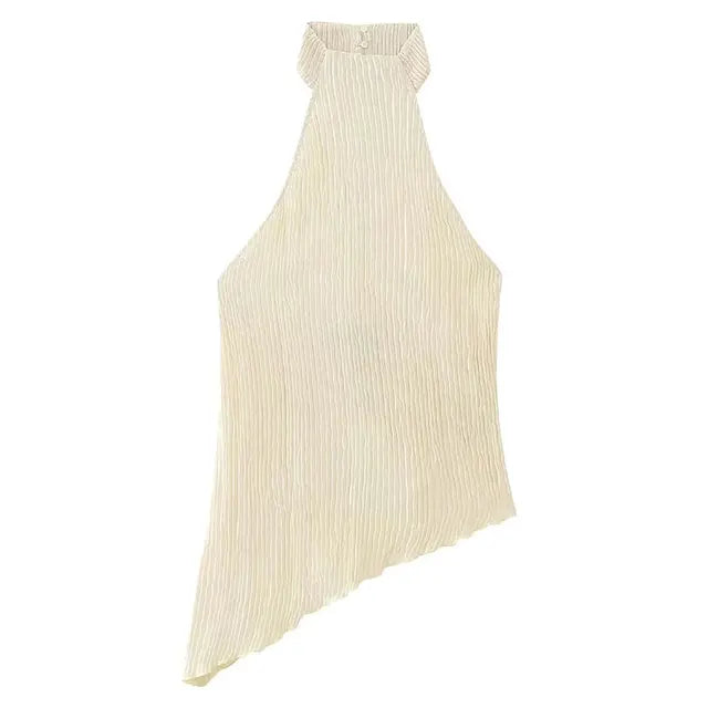 Ensemble asymétrique plissé