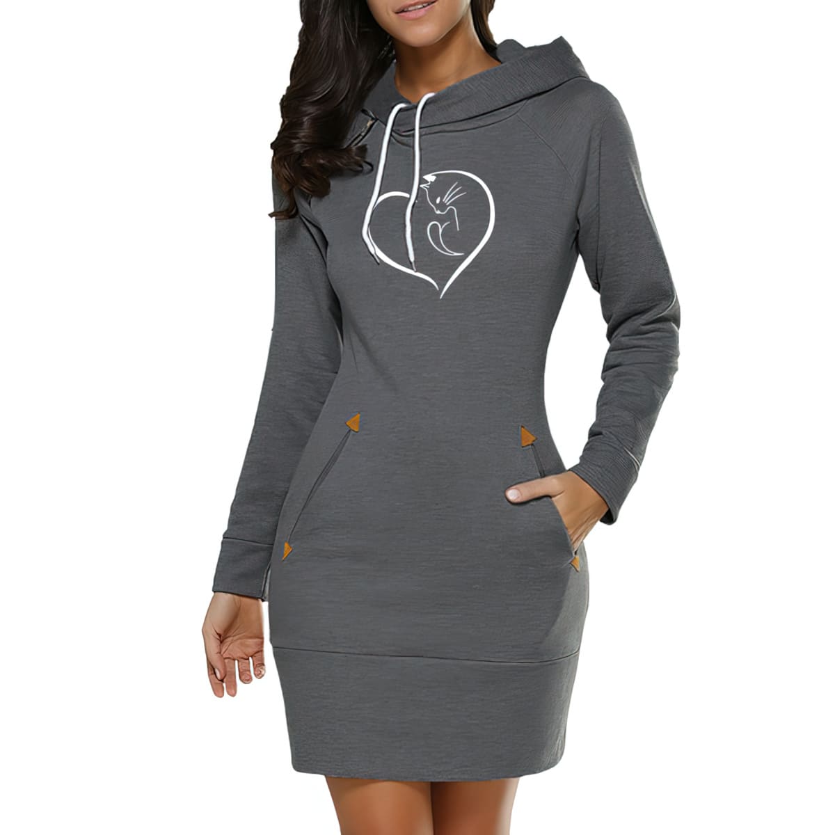 Lively® Vêtements été Gris Foncé / XS Robe pull d'été 2 en 1 | Lively™