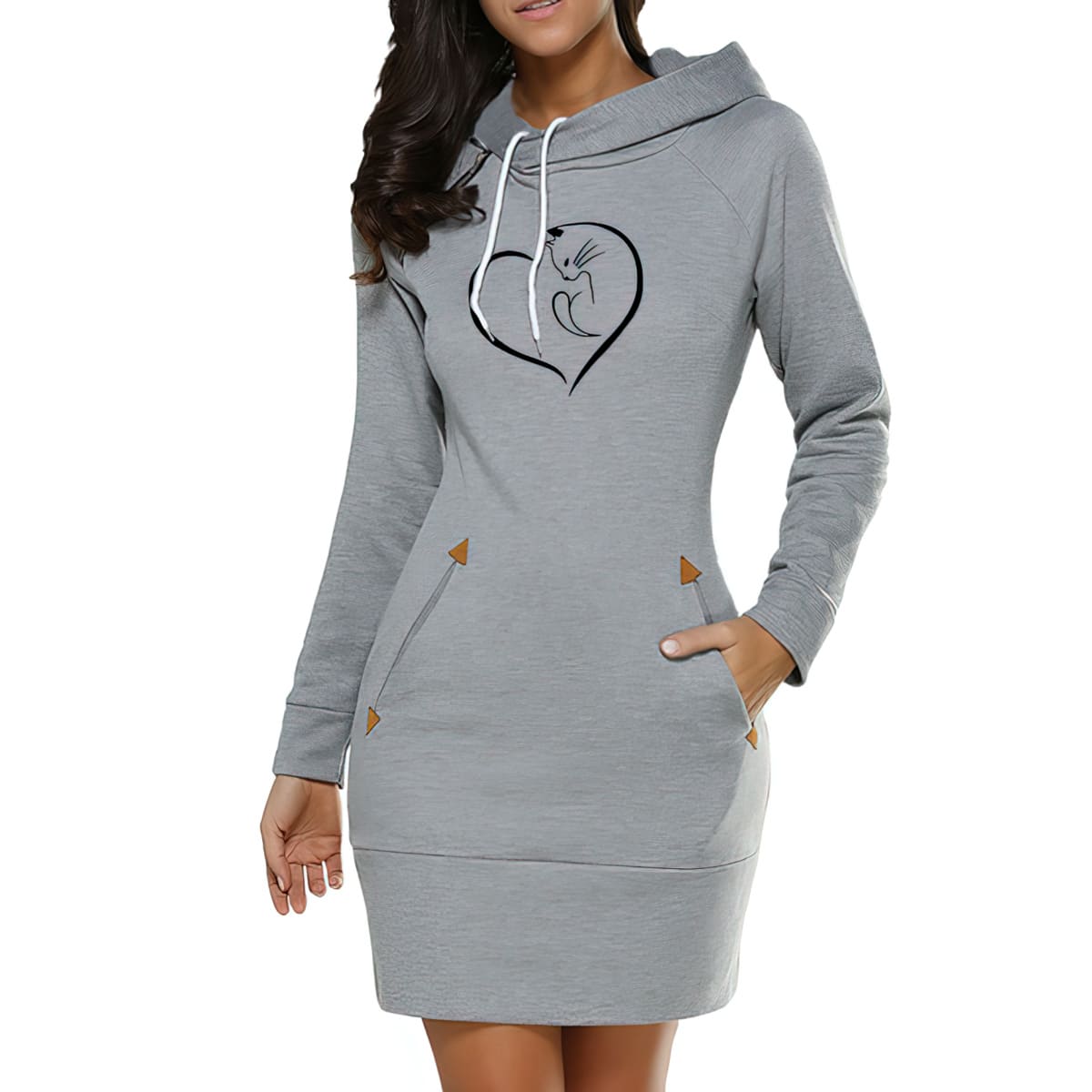 Lively® Vêtements été Gris / XS Robe pull d'été 2 en 1 | Lively™